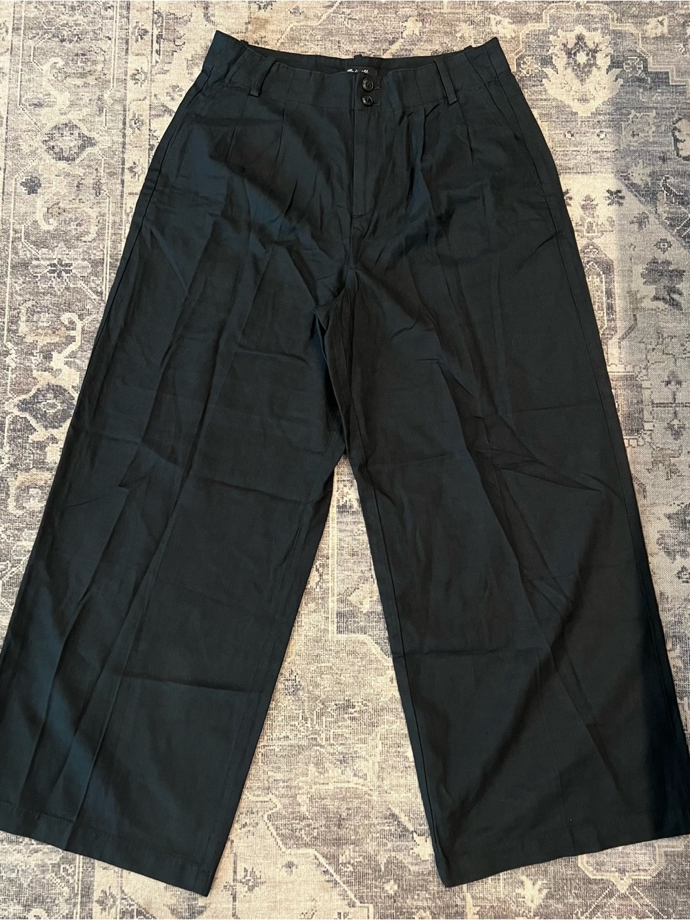 Madewell Black Wide-Leg Women’s Dress Pants